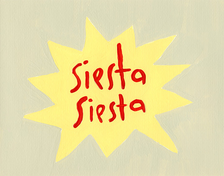 'Siesta Siesta' Limited Edition Print