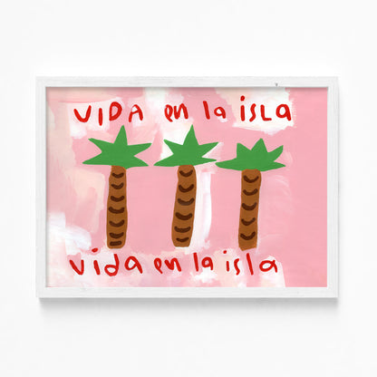 'Vida En La Isla' Limited Edition Print